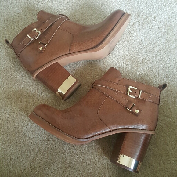 Zigi Soho Cognac Heeled Bootie