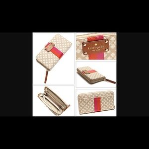 Kate Spade Classic Spade Wallet in Stucco NWT