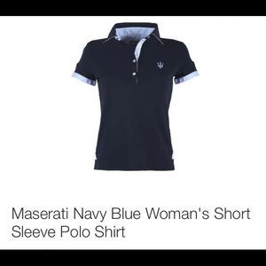 Maserati Navy Polo for women