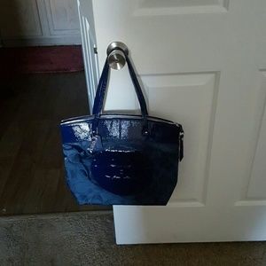 Navy Blue Coach Bag