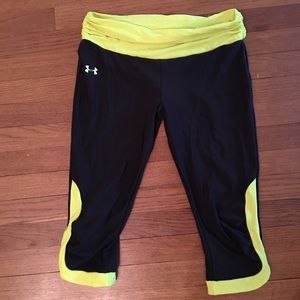 Under Armour heat gear crop leggings