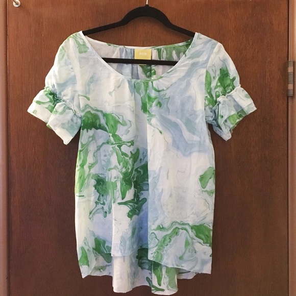 Maeve Marbled Blouse Size 6