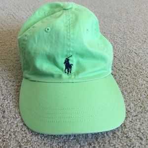 Light green polo baseball hat