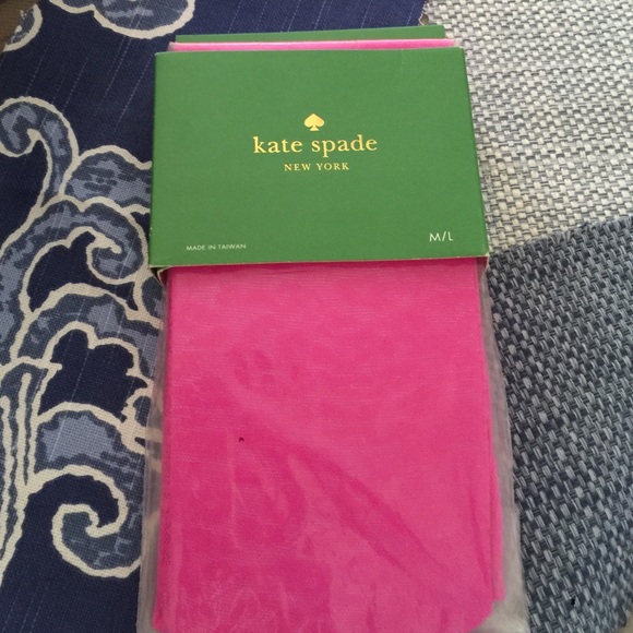 Eclectic pink Kate Spade tights