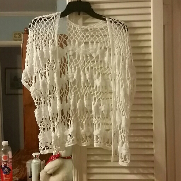 Cato Sweaters - Knit short sleeve cardigan *REDUCED*