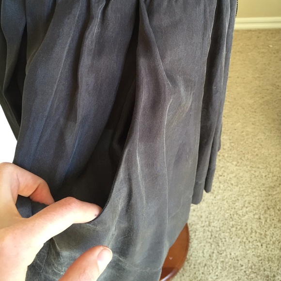 Trf grey skirt with pockets. - Picture 3 of 3