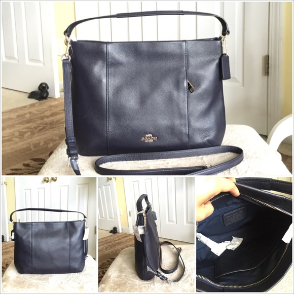 Sold-- Authentic Coach East/West Isabelle Shoulder - Picture 3 of 4