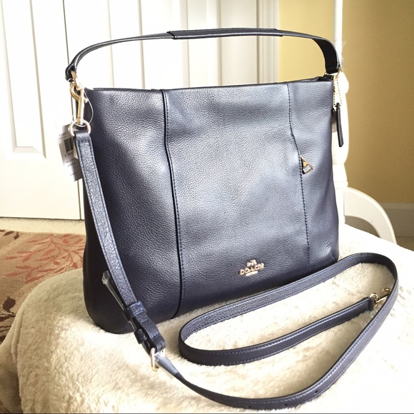 Sold-- Authentic Coach East/West Isabelle Shoulder - Picture 2 of 4