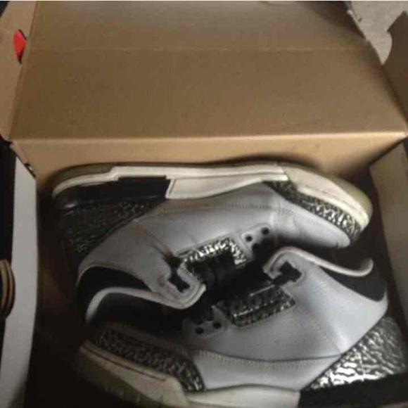 jordan wolf grey 3s - Picture 2 of 2