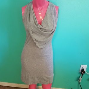 Gray tunic dress