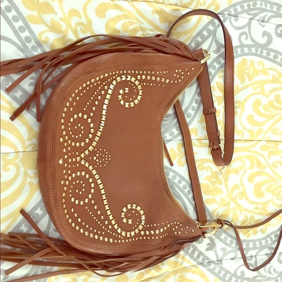 Michael Kors CrossBody w/ Fringe & studs Authentic