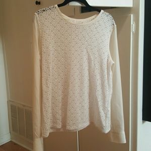 INTERMIX Equipment Silk and lace blouse