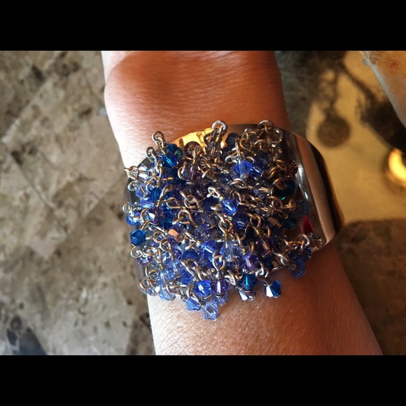Swarovski crystal cuff