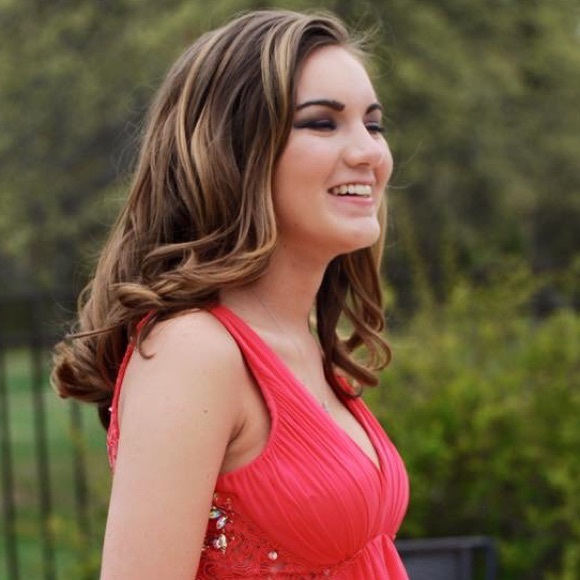 Coral Prom Dress