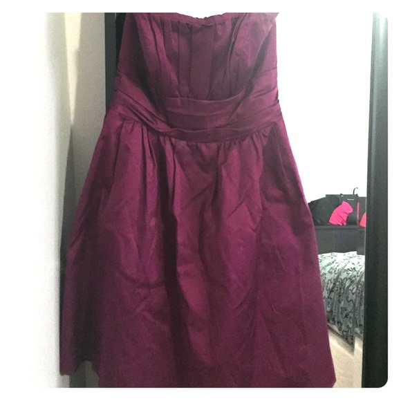 Purple bridesmaid dress