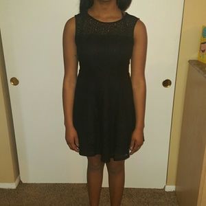 Black cocktail dress