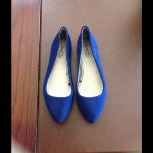 Suede Pointed Flats