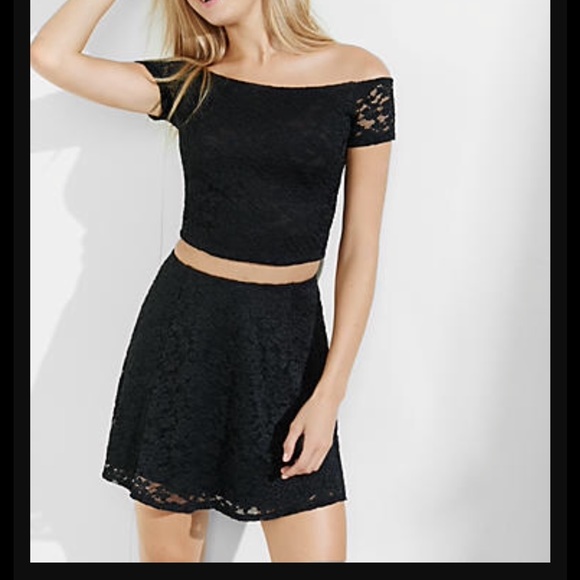 Express Dresses & Skirts - 🎈CLEARANCE🎈NO OFFERS❗Express Black Lace Skirt