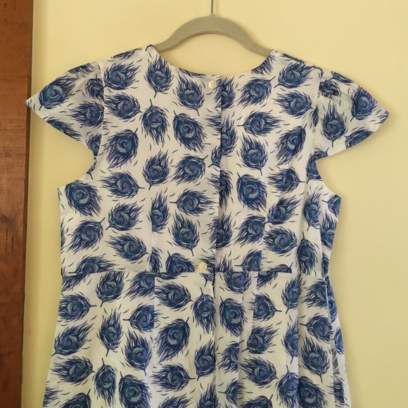 Custom Made Peacock Dress - Picture 3 of 4