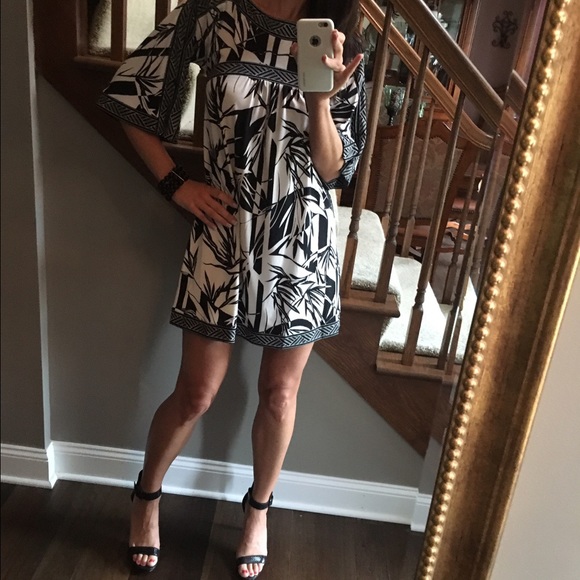Black and Cream Tunic like, BCBG Maxazria dress
