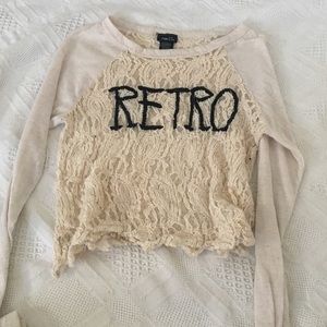 Long sleeve tan shirt