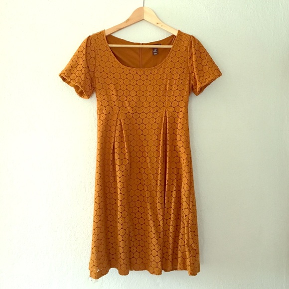 Vintage Reproduction Pumpkin Babydoll Dress