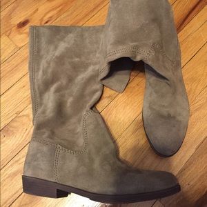 Suede boots. Nine West