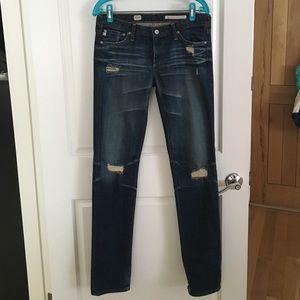 AG Premiere Skinny Straight Denim (Size 28)