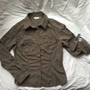 Next Button Down Collared Top