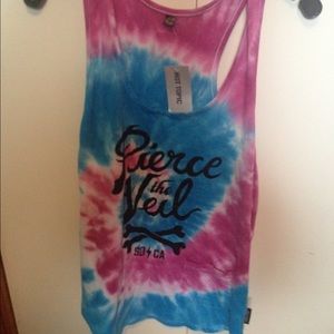 Pierce the veil tie dye tank top