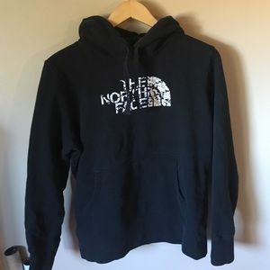 Floral lettered hoodie