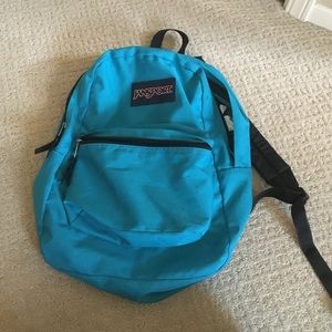 Teal jansport backpack