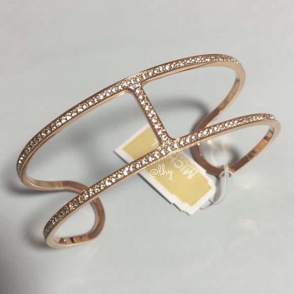 MICHAEL KORS HERITAGE MARITIME PAVE CUFF BRACELET - Picture 2 of 4