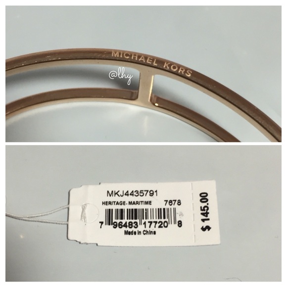 MICHAEL KORS HERITAGE MARITIME PAVE CUFF BRACELET - Picture 4 of 4