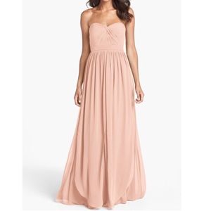 'Aidan' Convertible Strapless Chiffon Gown