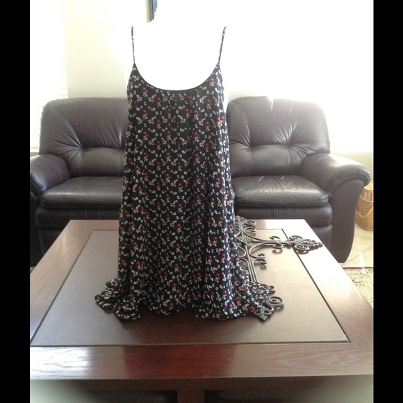 Black Floral Dress