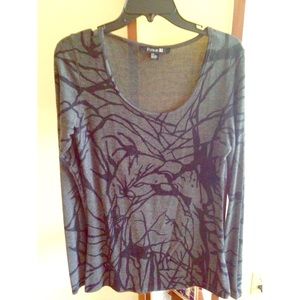 Small forever 21 grey long sleeve top