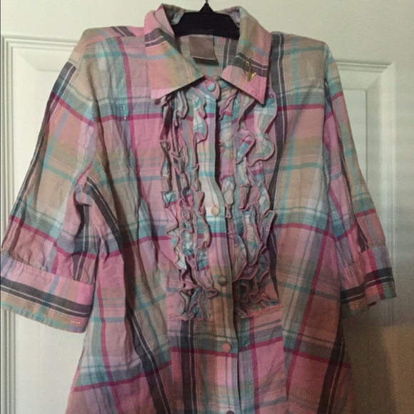 Baby Phat Ruffles top matches the jumpsuit listed