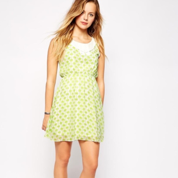 NWOT ASOS gorgeous Palm dress size 10