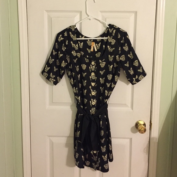 Anthropologie "Cavorting Canine Dress" by "Maeve"