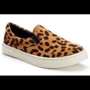 Women's Leopard print pull-on Sneakers