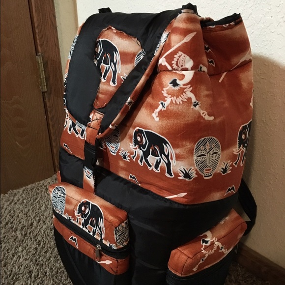 West African Elephant Backpack - Picture 2 of 4