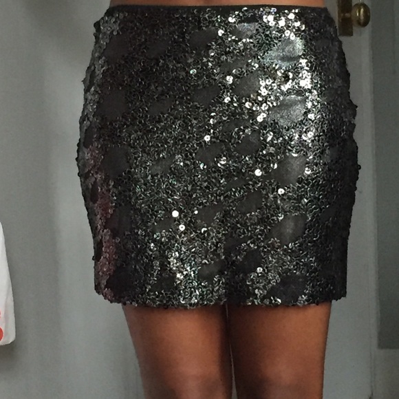$30 Express Metallic Skirt