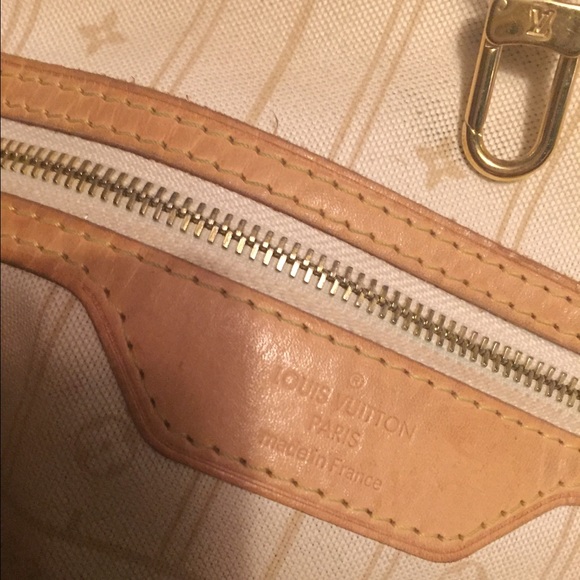 Authentic Louis Vuitton Damier azur NEVERFULL tote - Picture 2 of 4