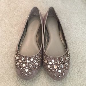 Banana republic Maholo flats cocoa brown