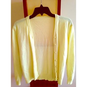 Yellow small cardigan