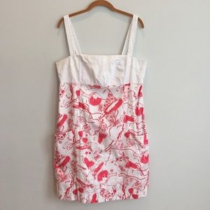 Lilly Pulitzer Pink and White Sundress - Size 14