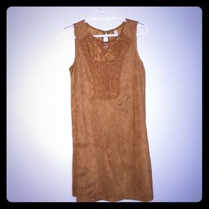Suede Dress NWOT