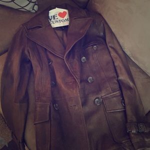 Banana Republic Brown Leather Jacket