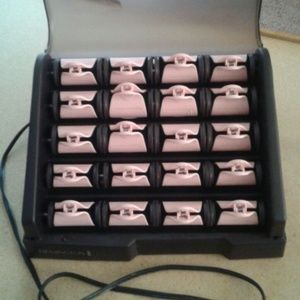 Remington H9096 20pc Silk Ceramic Heated Clip Sett